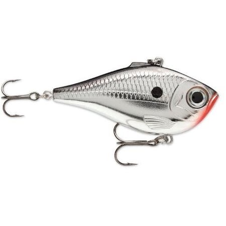 Rapala Rippin' Rap Lipless Crankbait, 2 12, 12 Oz, Chrome Sinking RPR06CH